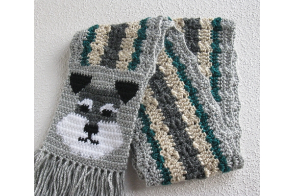full view dog scarf
