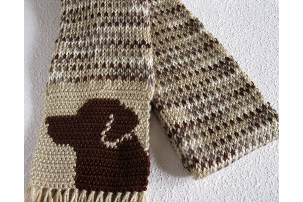 folded lab scarf