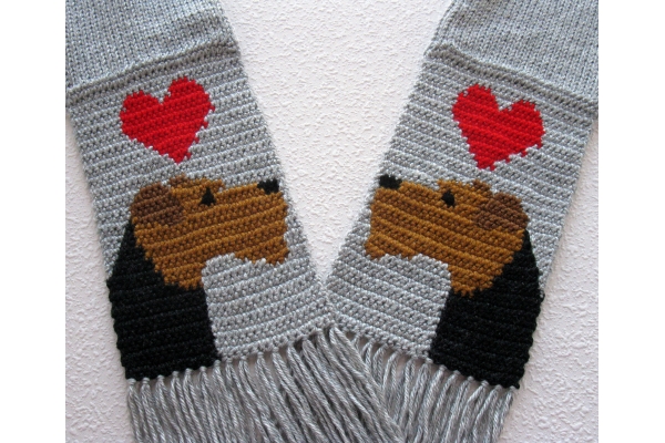 Welsh terrier scarf