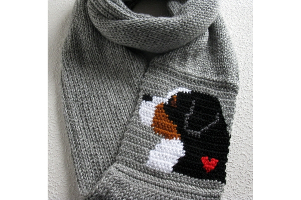 mountain dog scarf