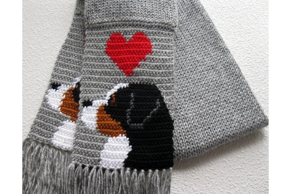 mountain dog scarf