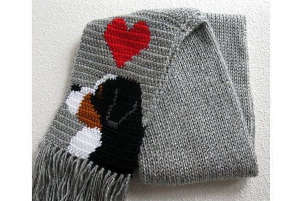 dog scarf full view
