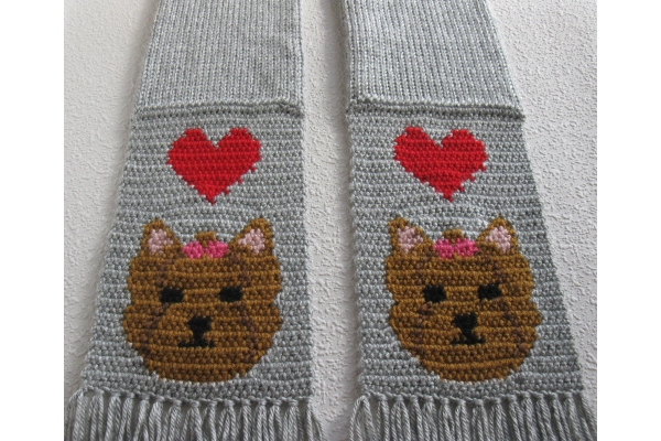 cute dog scarf