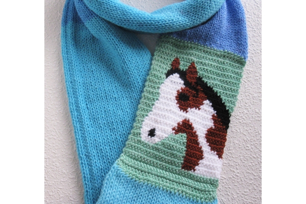 paint horse scarf