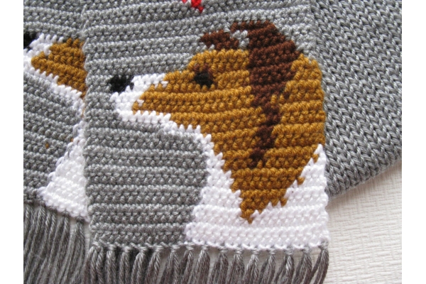 sheltie scarf
