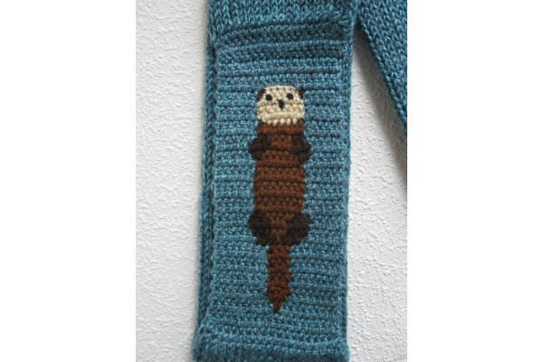 close up otter