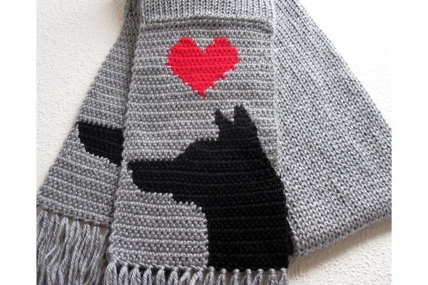 German shepherd scarf