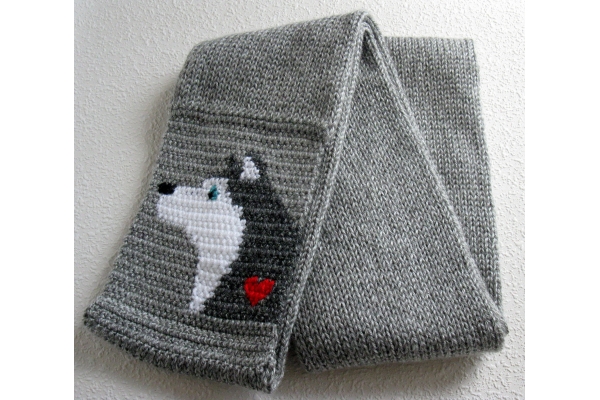 full view dog scarf