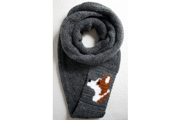 long dog cowl scarf