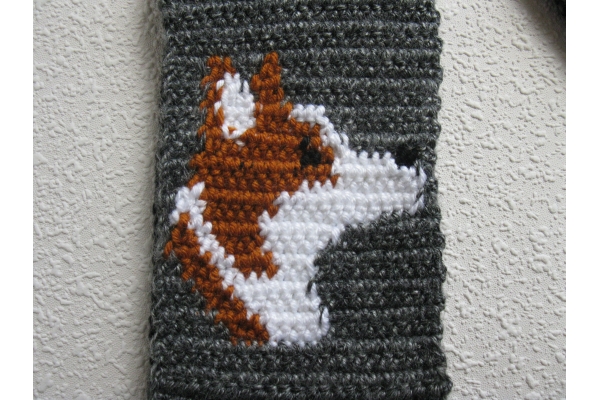 reverse corgi motif