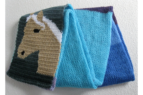 full view horse scarf