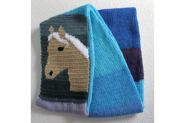 color block scarf