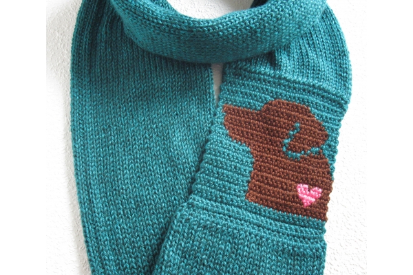 Labrador retriever scarf