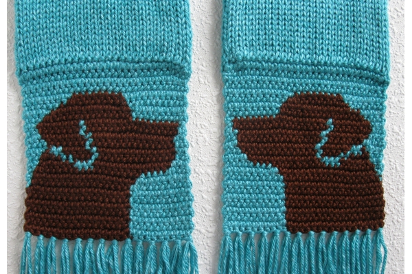 turquoise blue scarf