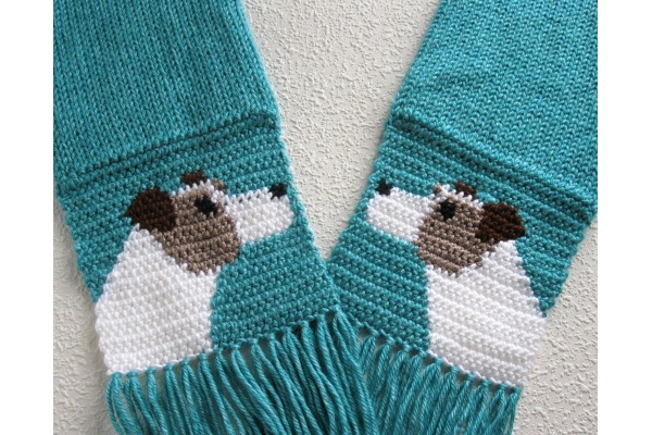 Jack Russell terrier scarf