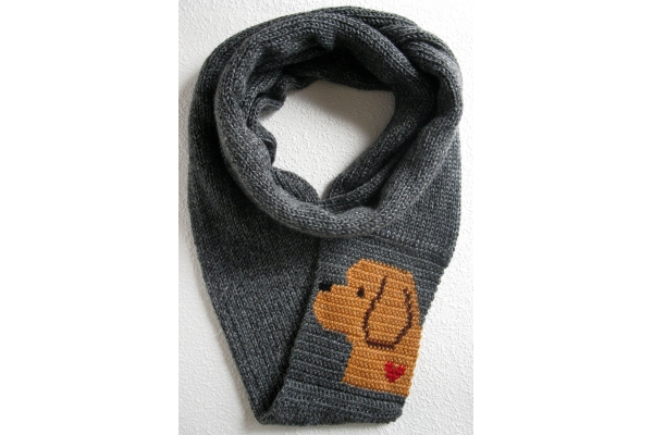 charcoal infinity scarf
