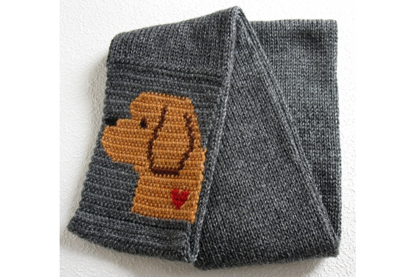 full view dog scarf