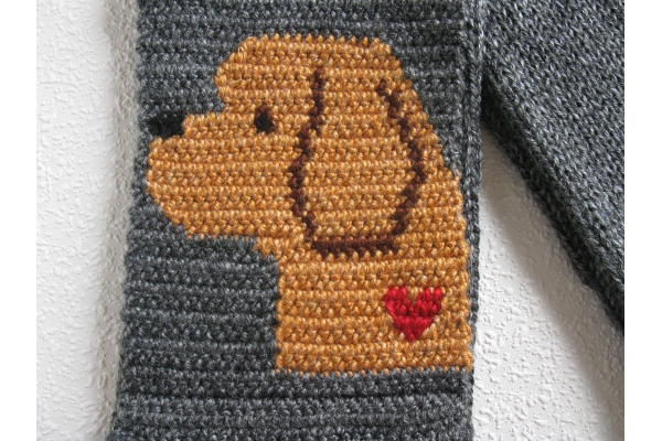 lab poodle scarf