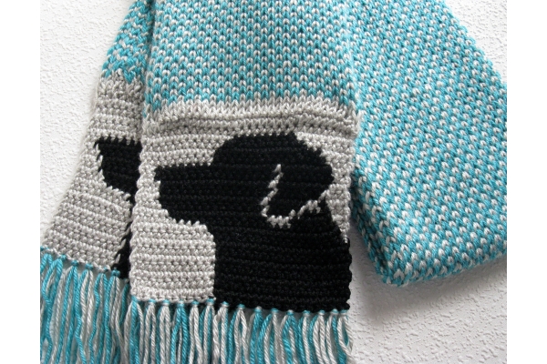 Labrador scarf