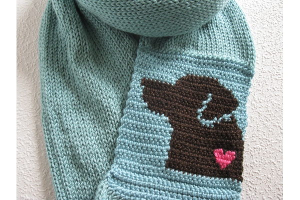 Labrador scarf