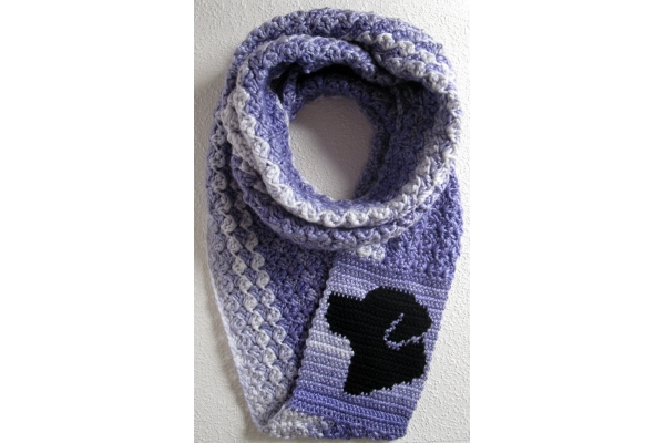 purple lab scarf