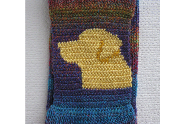yellow lab infinity scarf
