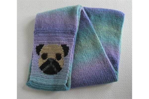 colorful dog scarf