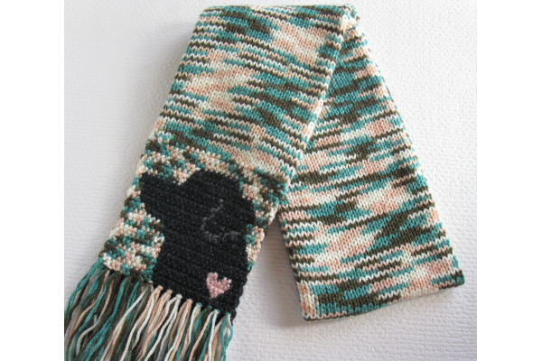 black lab scarf