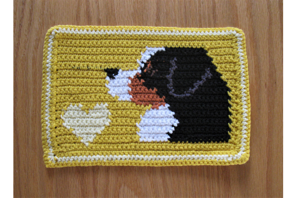 yellow mug mat