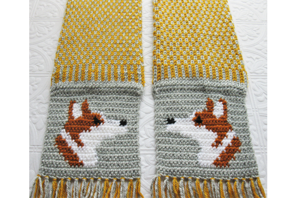 corgi dog scarf