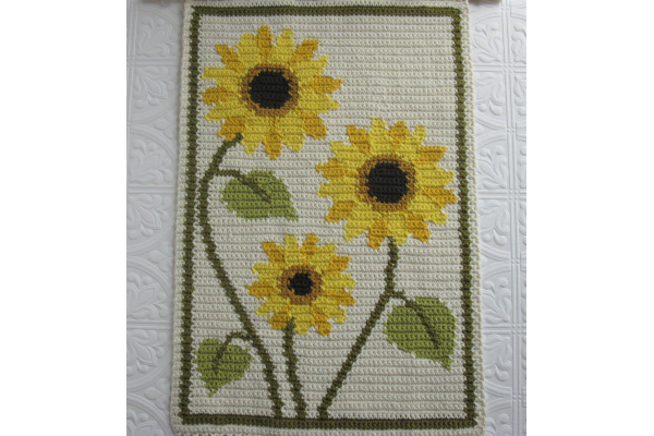 sunflowers wall art