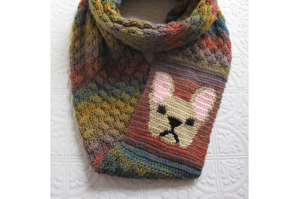French Bulldog scarf