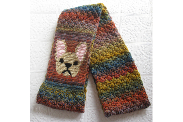 Frenchie dog scarf