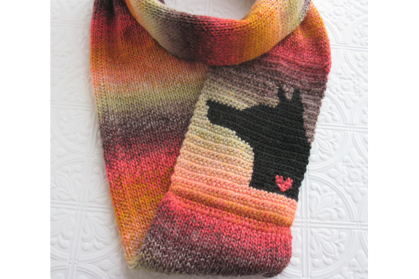 German shepherd infinity scarf