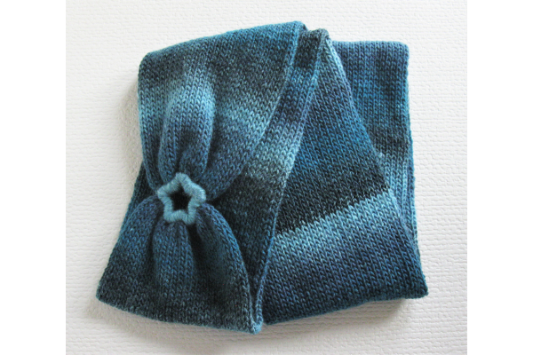 blue infinity scarf