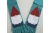 turquoise gnome scarf