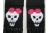 back side of skull scarf