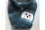 shades of blue dog scarf