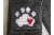 paw print with heart