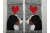 Berner dog and hearts