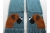 glacier blue dog scarf
