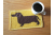 dachshund dog mug mat