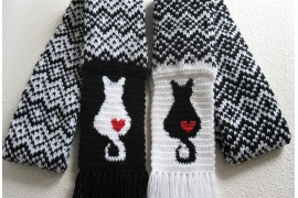 Fair isle scarves