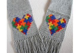 puzzle piece scarf