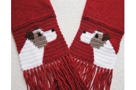 Jack Russell terrier scarf