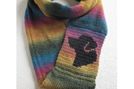 black lab scarf