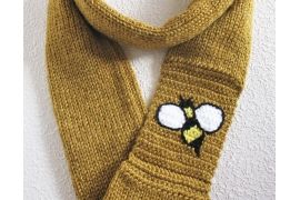 honeybee scarf