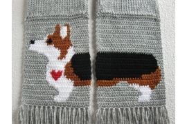 corgi dog scarf