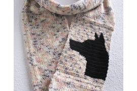 German shepherd infinity scarf