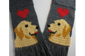 Golden retriever scarf